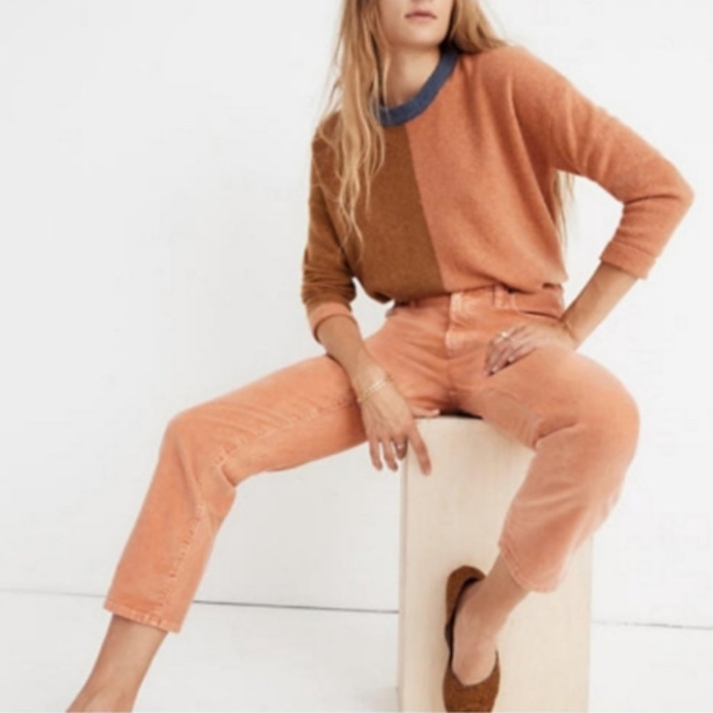 Madewell High-Rise Slim Boyjean: Corduroy Edition